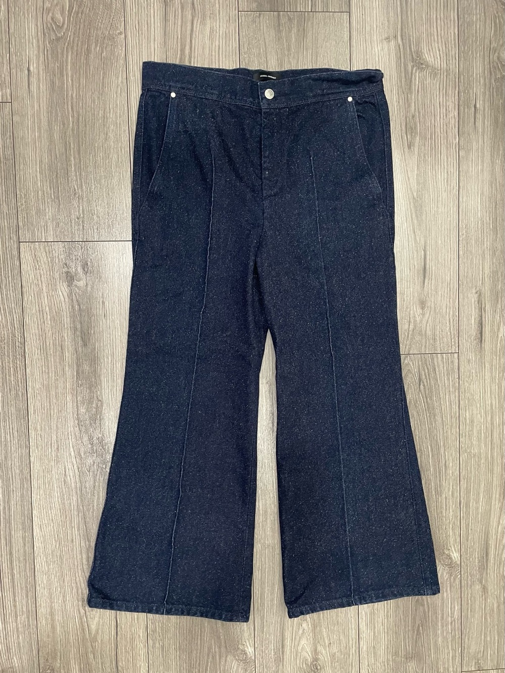 Isabel Marant high rise crop flare jeans Size 40 EU / 8 US - Picture 2 of 8